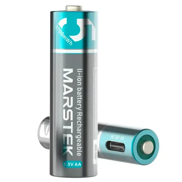 Акумулятор AA 3700 мВт*год, зарядний порт USB Type-C, 4 шт, Marstek (5070C)