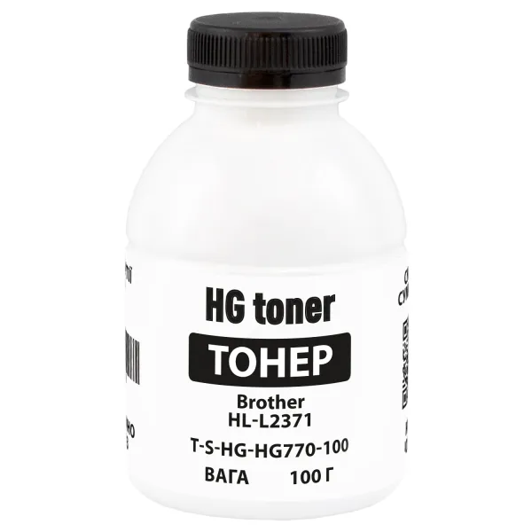Тонер Brother HL-L2371 флакон, 100 г HG toner (TSM-HG770-100)