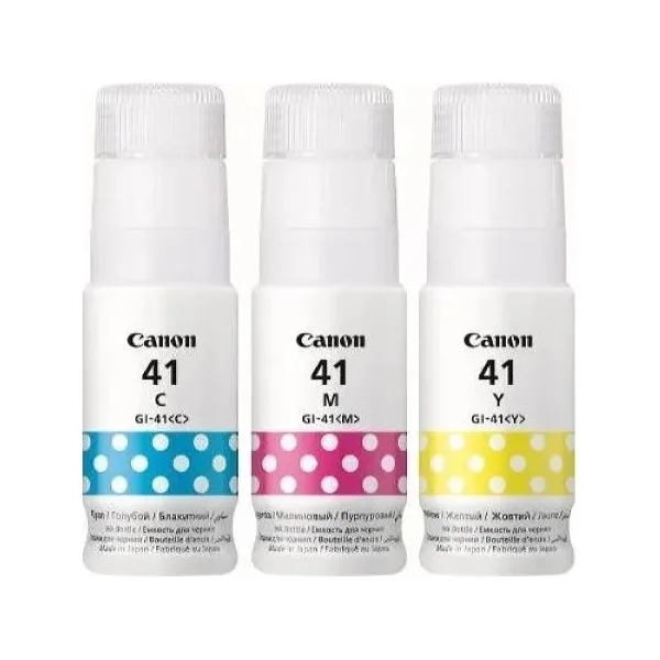 Комплект чернил Pixma GI-41 CMY Canon (SET41CMY) - Фото 2