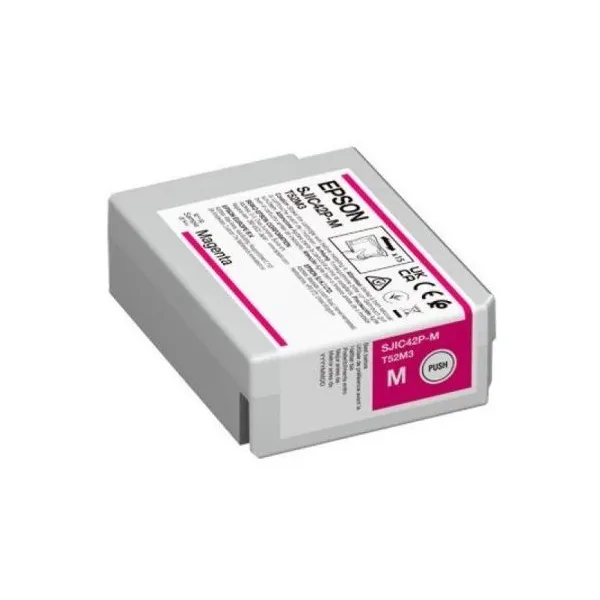 Картридж SJIC42P ColorWorks C4000e пурпурный Epson (C13T52M340)