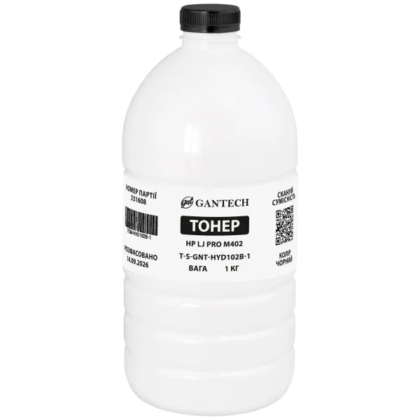 Тонер HP LJ Pro M402 флакон, 1 кг GNT toner (TSM-HYD102B-1)