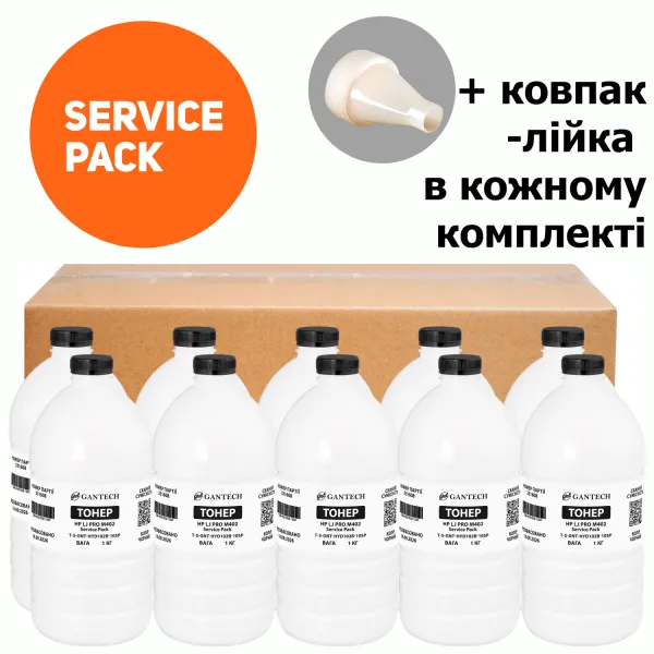 Тонер HP LJ Pro M402 Service Pack, флакон 10x1 кг GNT toner (TSM-HYD102B-10SP)