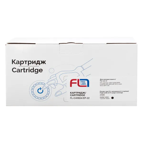 Картридж совместимый HP 92A (C4092A)/Canon EP-22 Free Label (FL-C4092A/EP-22) - Фото 3